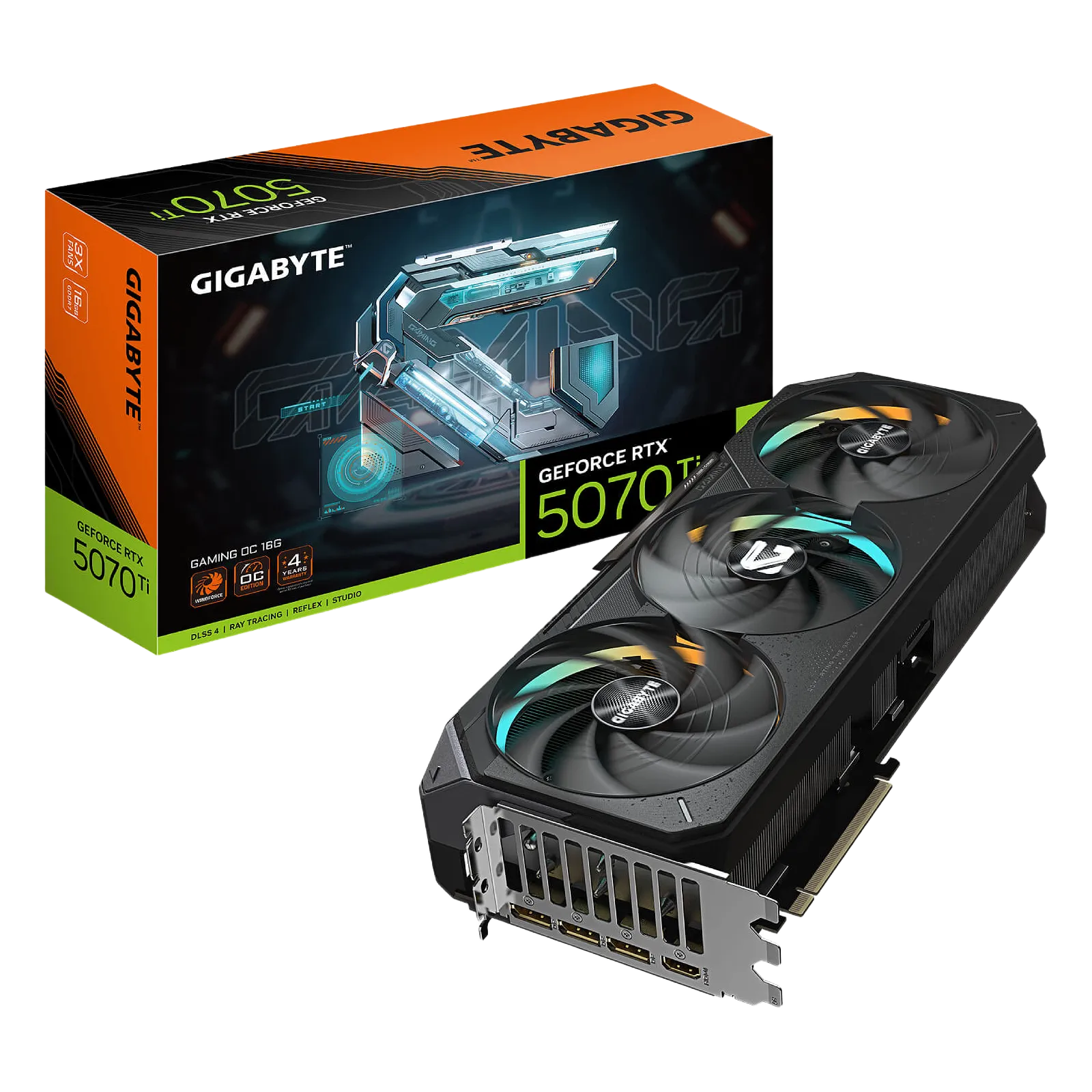 Gigabyte RTX 5070 Ti GAMING OC 16G GV-N507TGAMING OC-16GD
