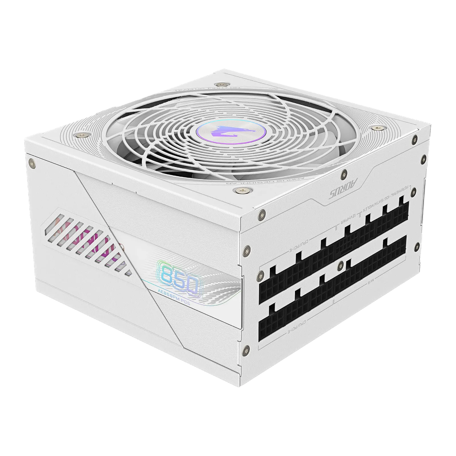 ספק כוח Gigabyte AORUS ELITE P850W ICE 850W 80+ Platinum Modular