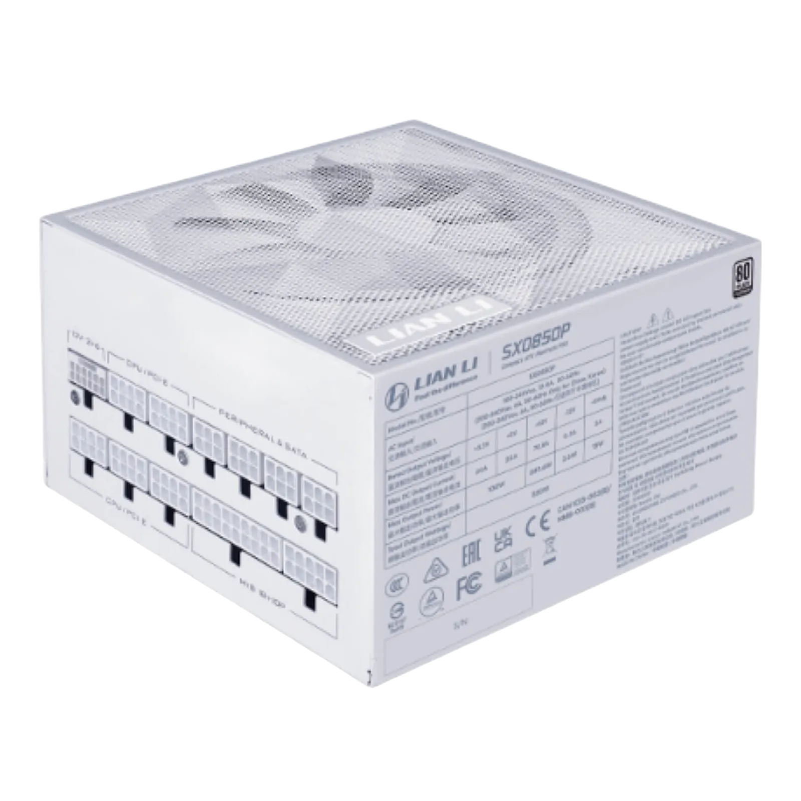 ספק כוח Lian-Li SX 850W Platinum White